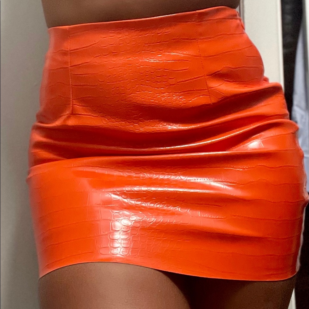 Fashion nova safe word mini skirt